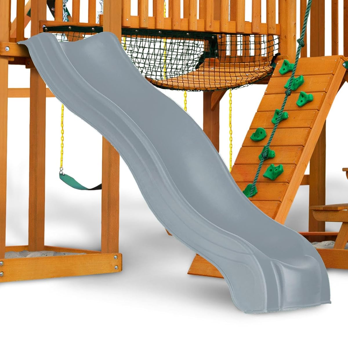 8' Alpine Wave Slide Plastic Slide Attachment for 4