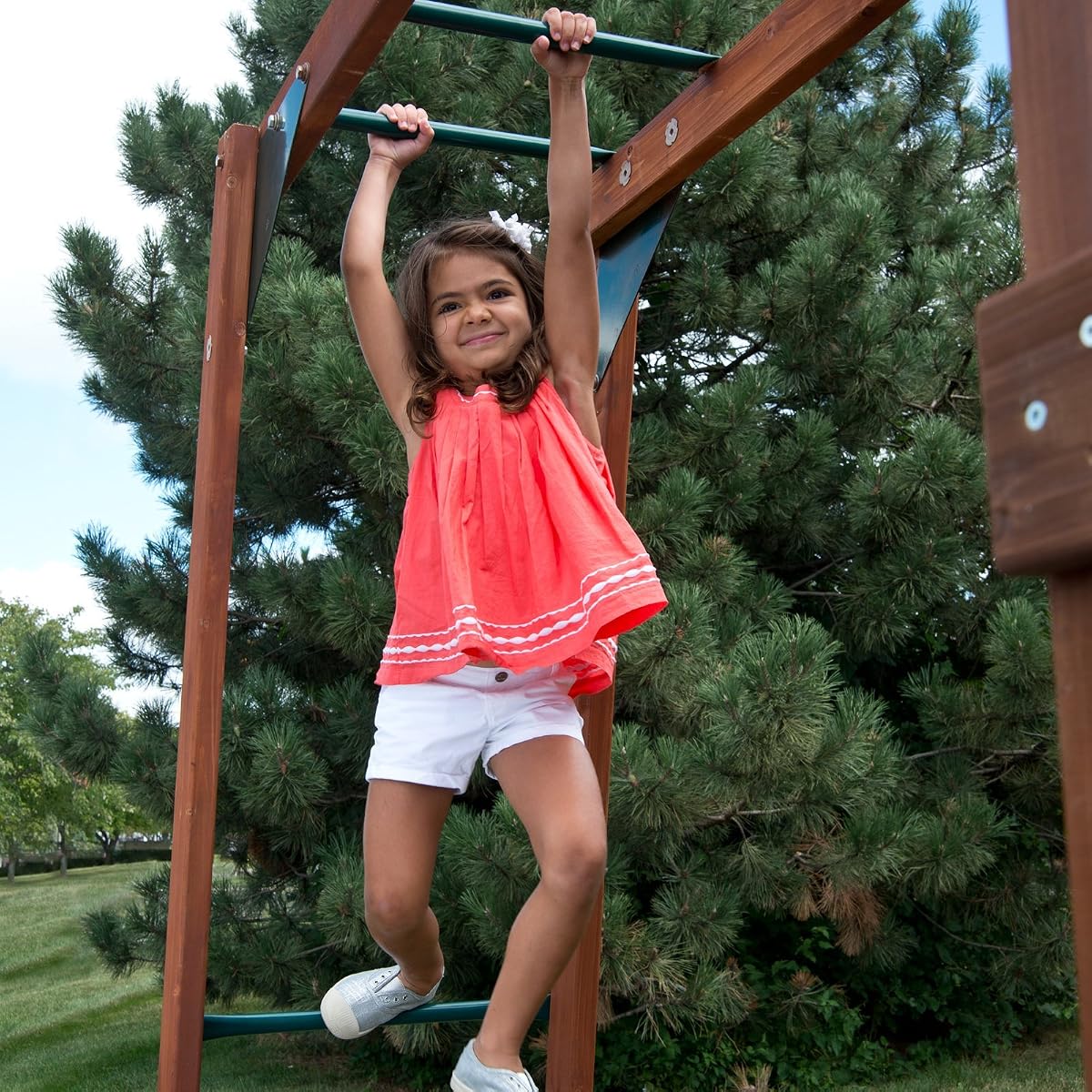 Chesapeake Wood Complete Play Set with Two Swings