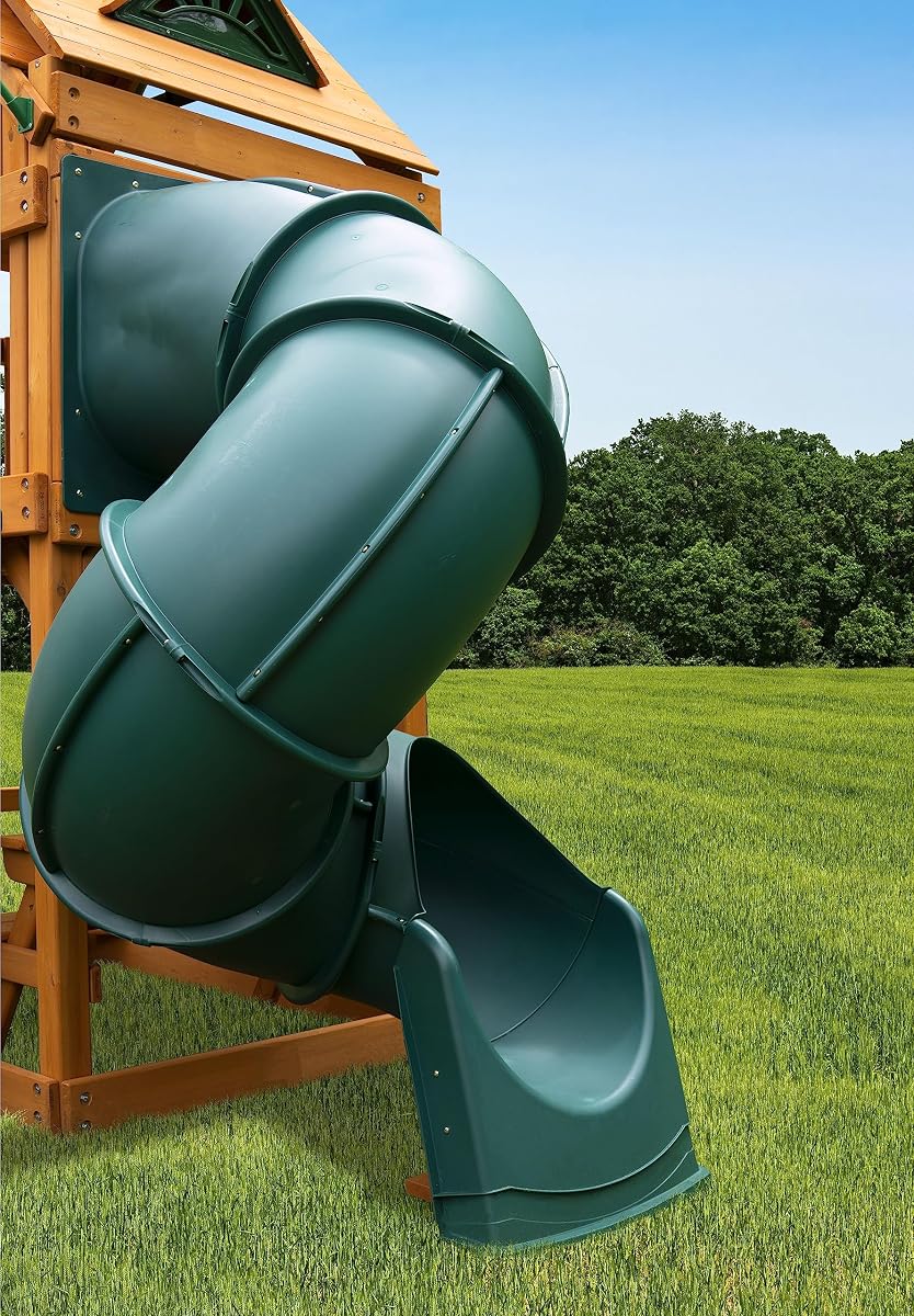 Quick Connect 5 Foot Turbo Tube Slide Plastic Enclosed