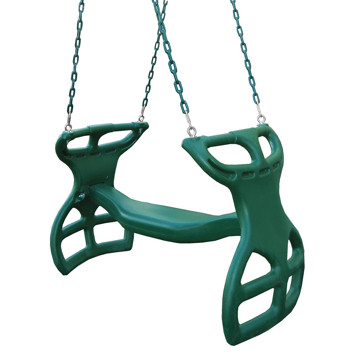 Heavy Duty Two Person Dual Glider Swing