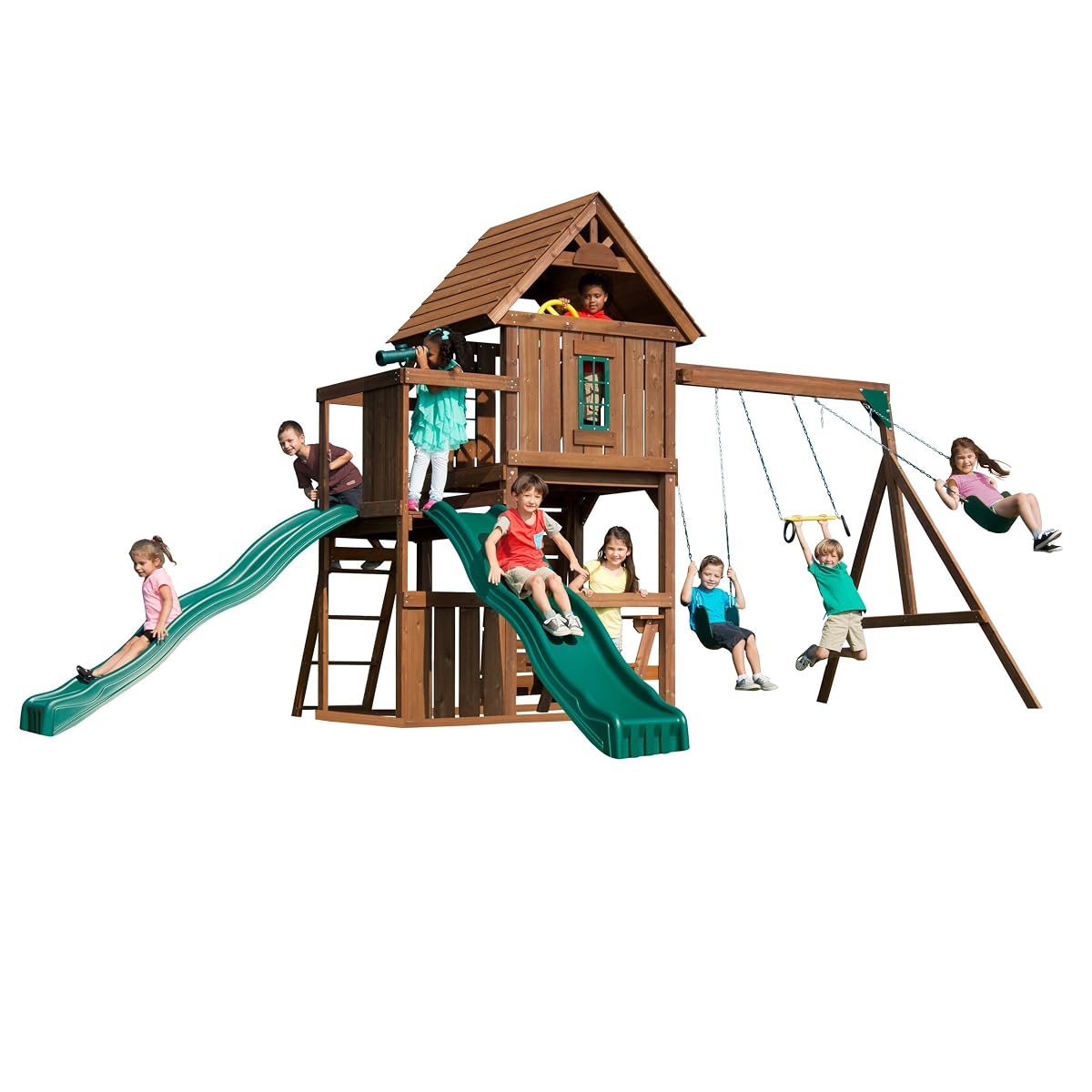 Mont Eagle Play Set with Two Swings