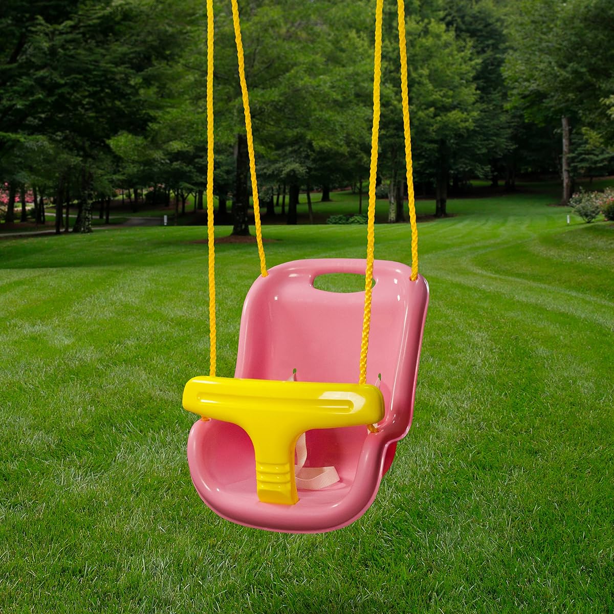 Plastic Infant Swing with Nylon Rope Swing Set Attachment
