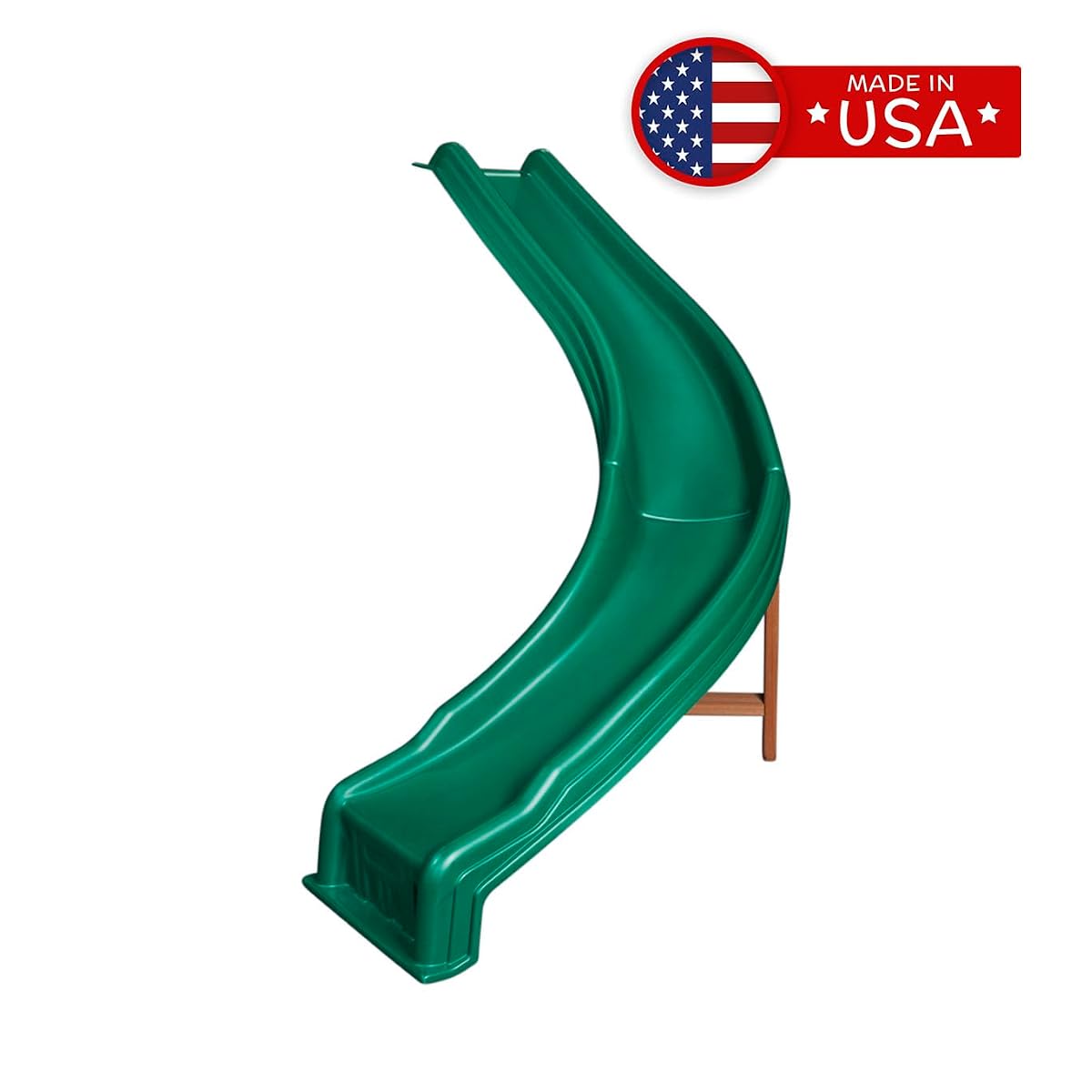 Side Winder Curved Plastic Slide for 4' Decks with