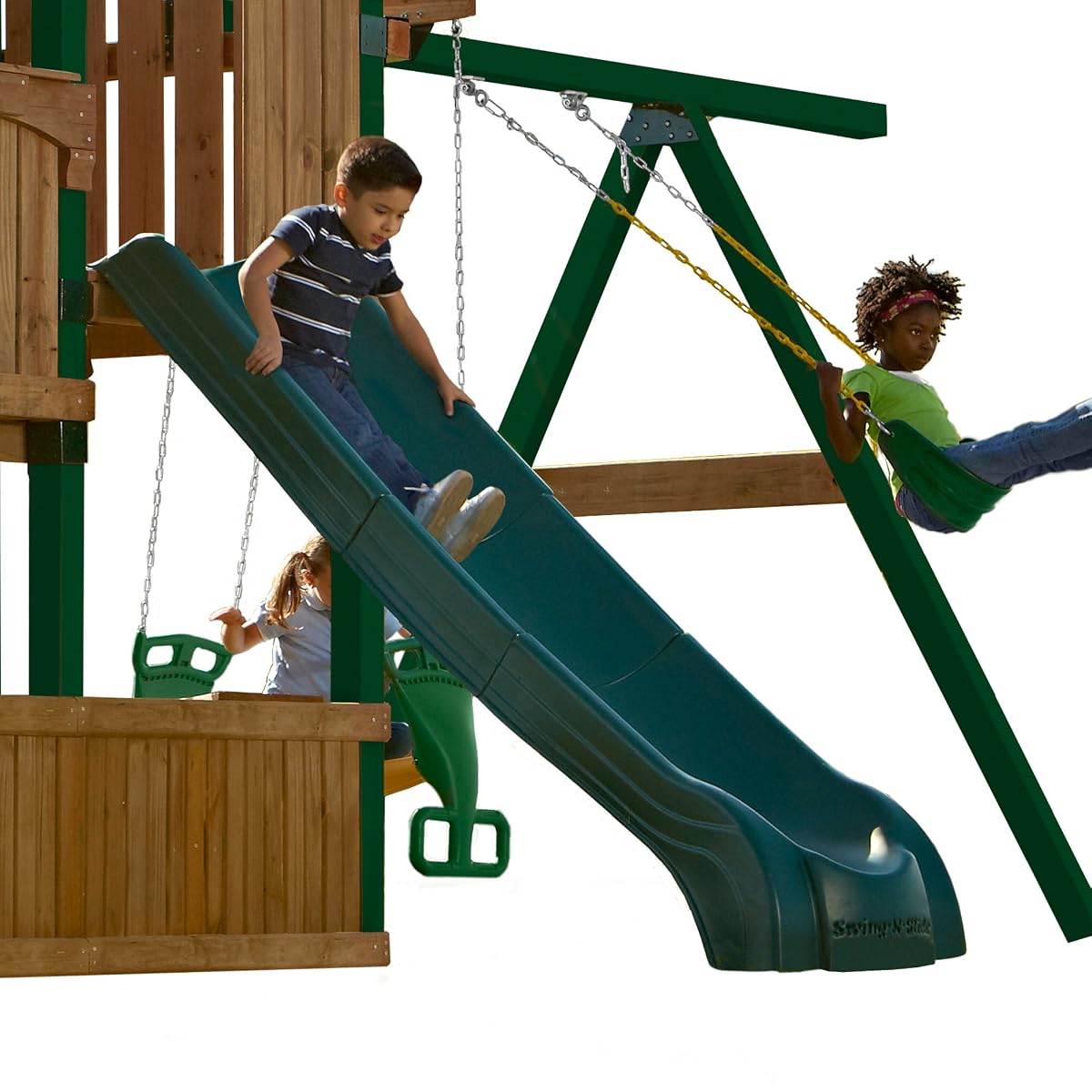 Super Summit Slide 3 Piece Plastic Scoop Slide for