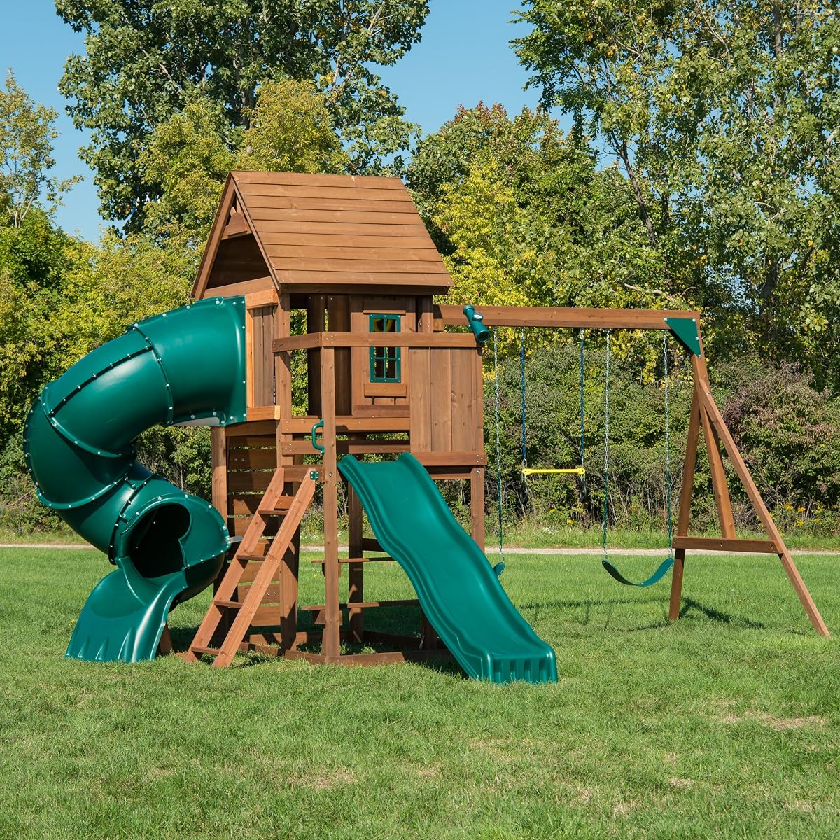 Tremont Tower Play Set with Two Slides