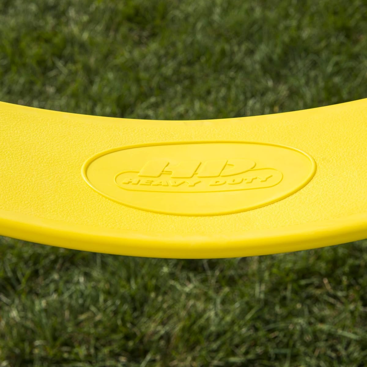 Two Extreme Duty Yellow Swing Seats with a Stand-Up